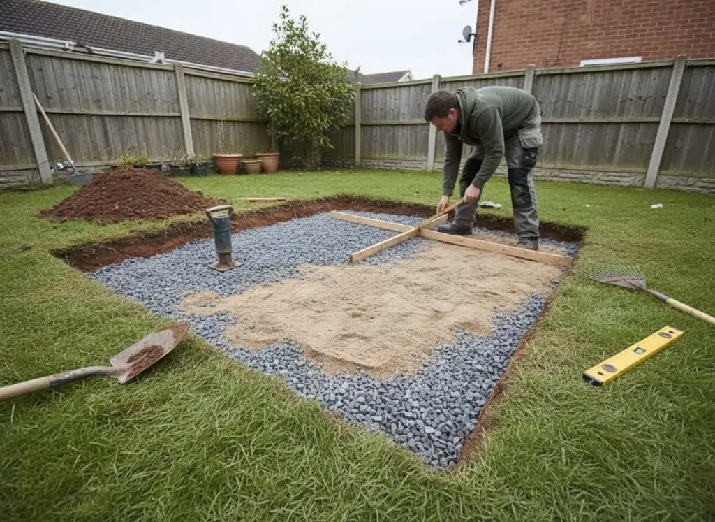 Ground preparation by Straight Landscaping
